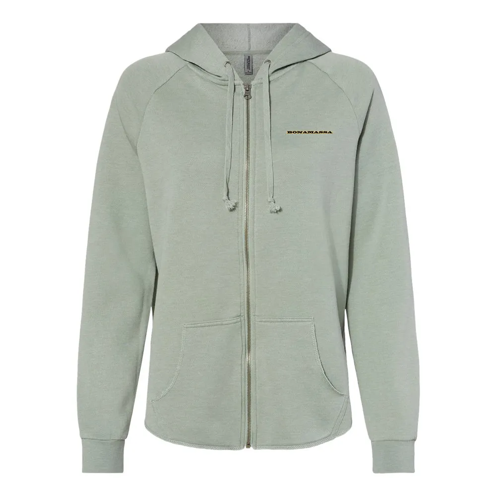 Camp & Jam Wave Wash Zip-Up Hoodie (Women)