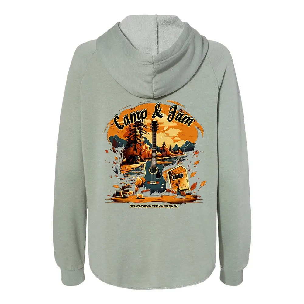 Camp & Jam Wave Wash Zip-Up Hoodie (Women)