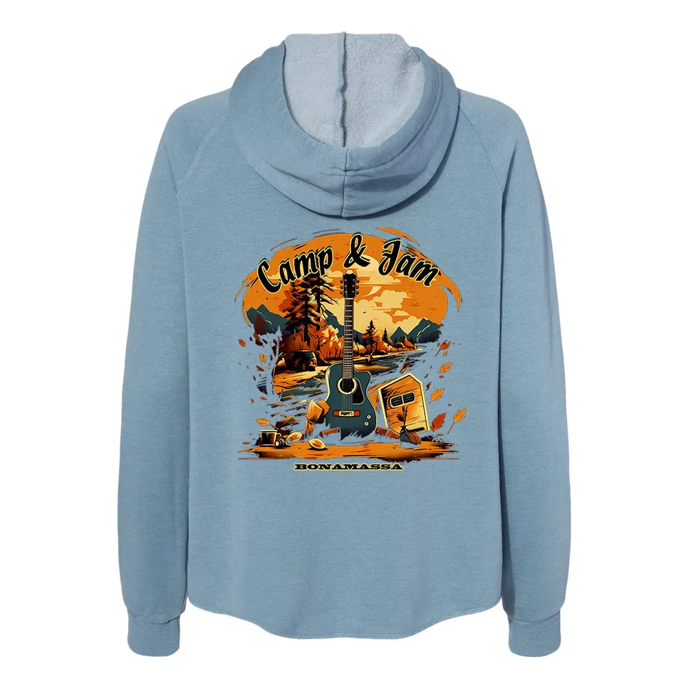 Camp & Jam Wave Wash Zip-Up Hoodie (Women)