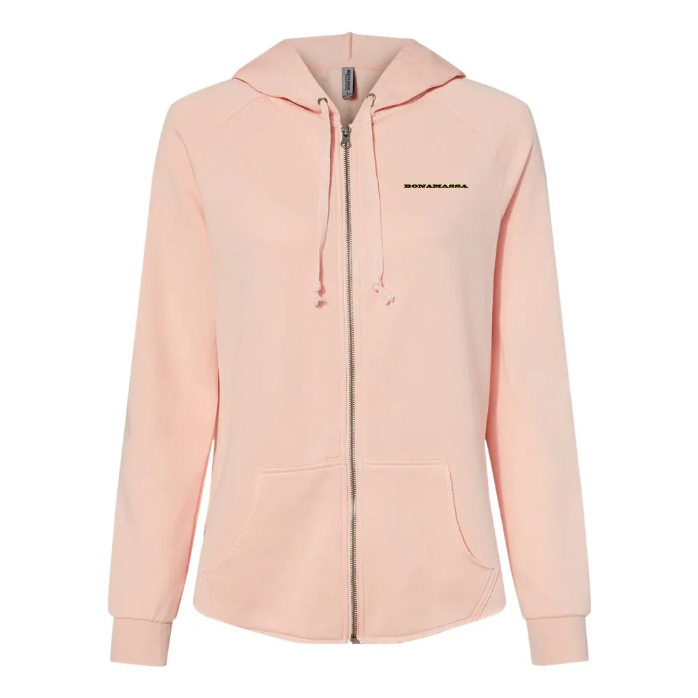 Camp & Jam Wave Wash Zip-Up Hoodie (Women)