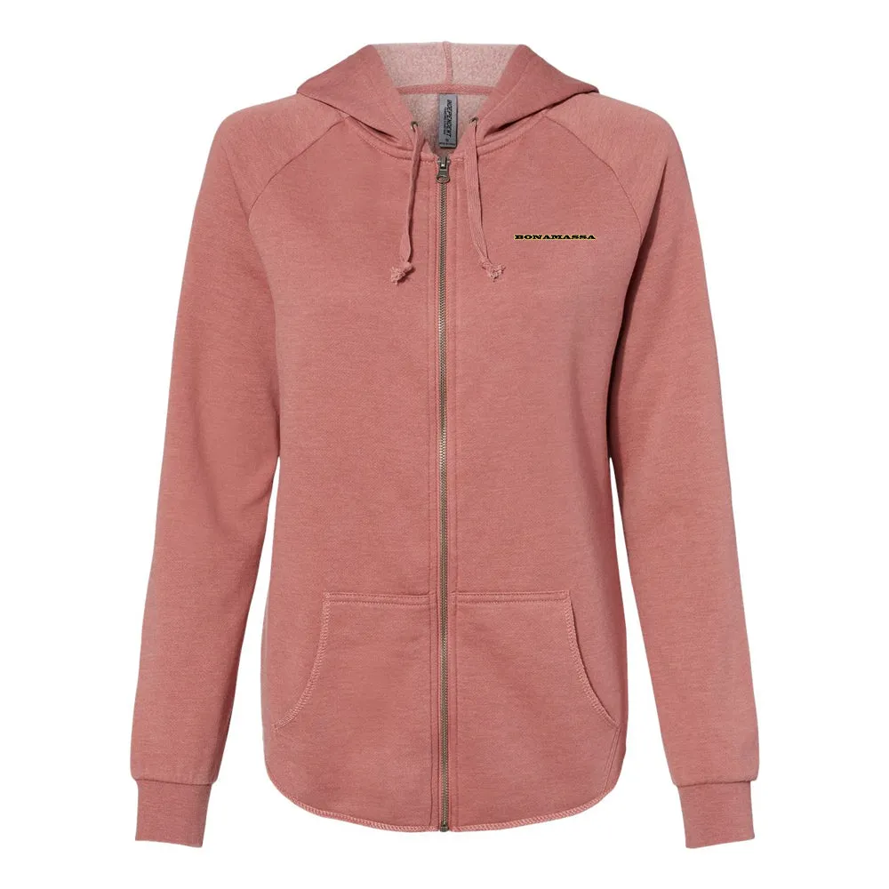 Camp & Jam Wave Wash Zip-Up Hoodie (Women)