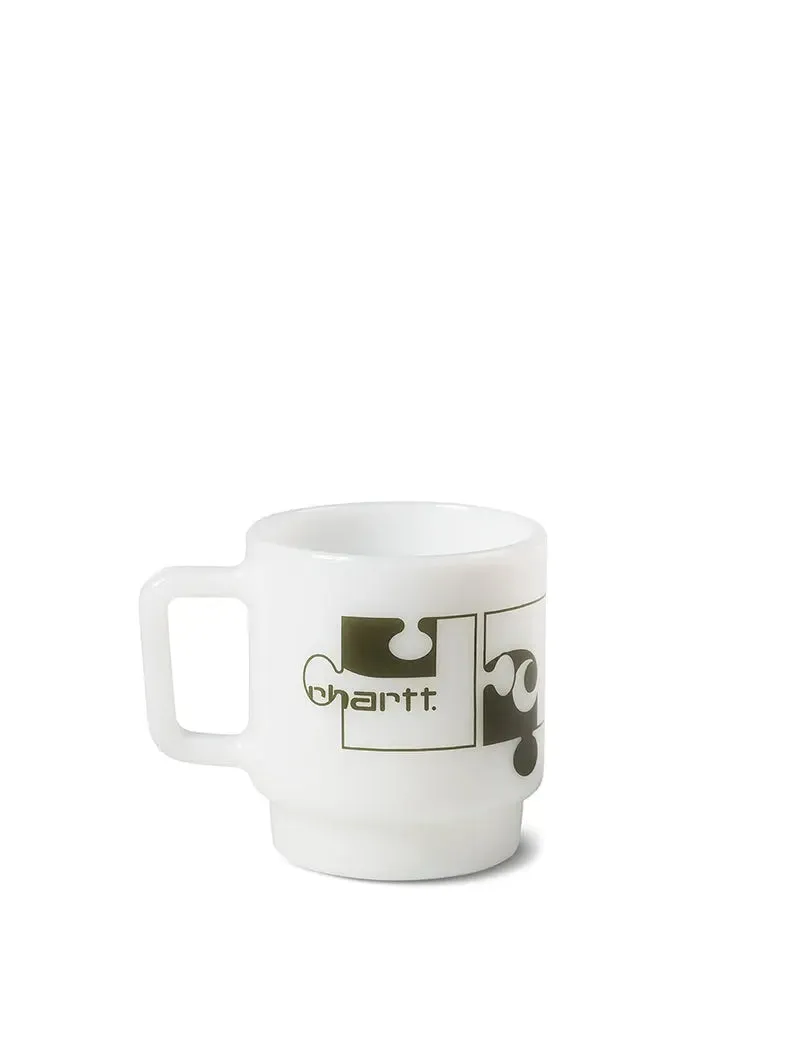 Carhartt WIP Assemble Glass Mug White / Plant