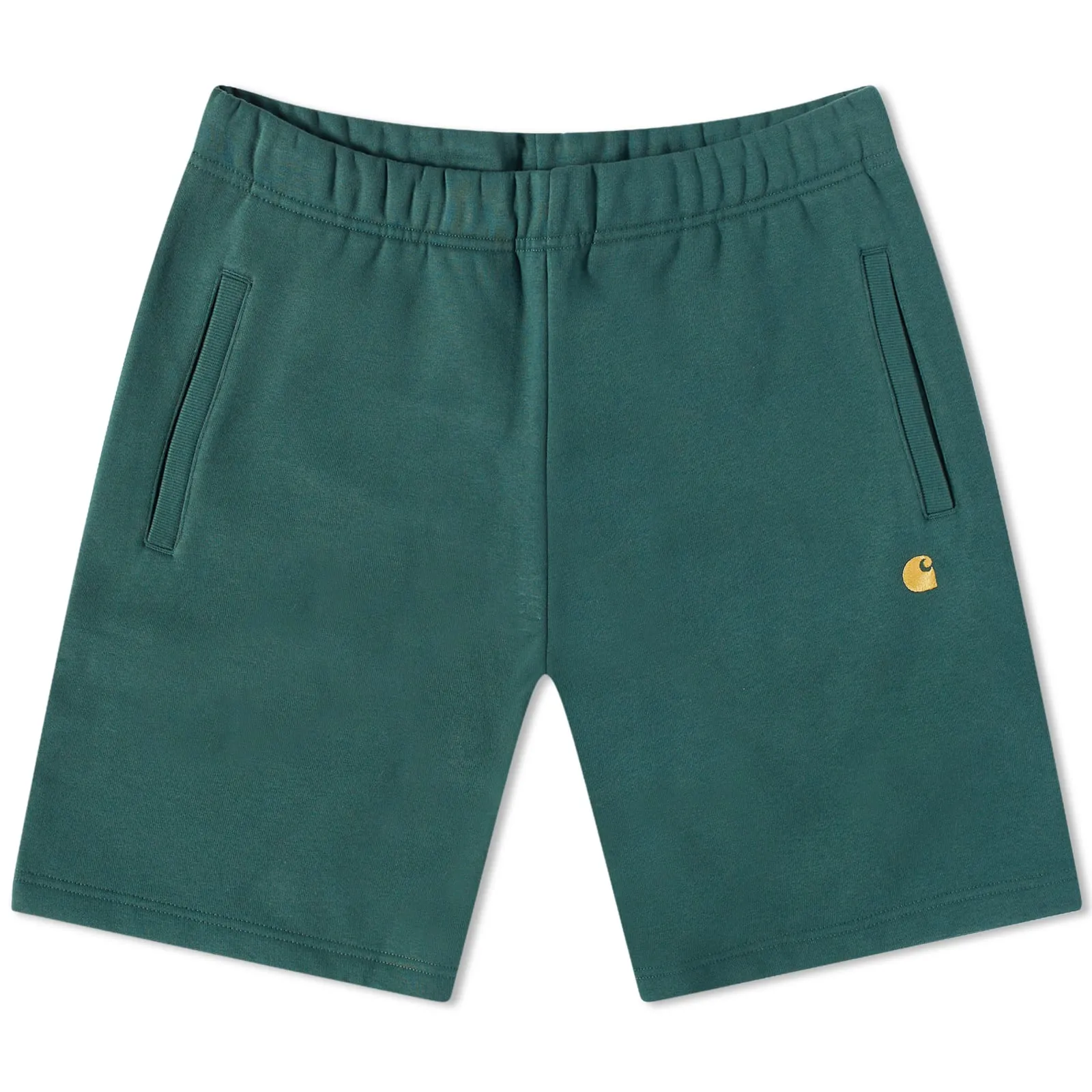 Carhartt WIP Chase Sweat ShortsDiscovery Green & Gold