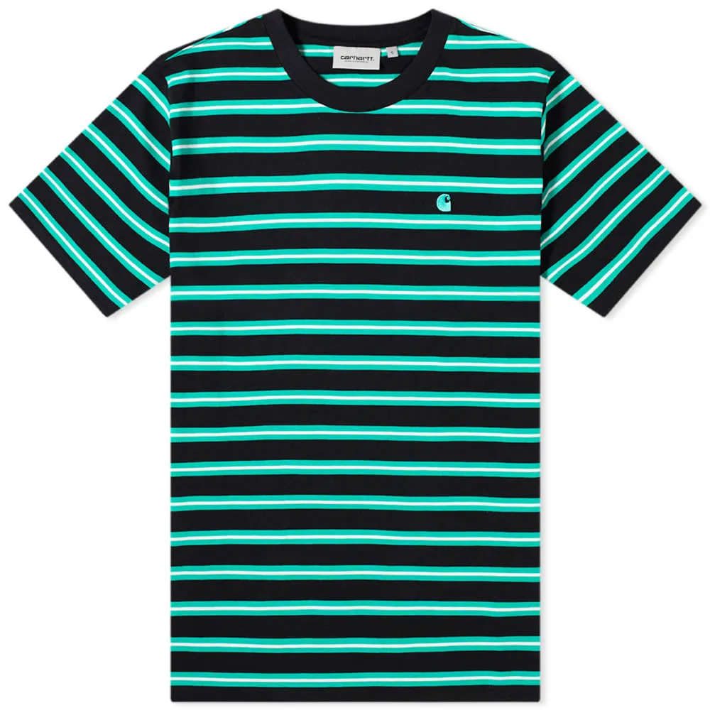 Carhartt WIP Oakland Stripe TeeBlack & Yoda