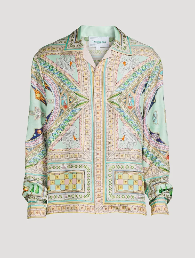 CASABLANCA Le Labyrinthe Silk Shirt