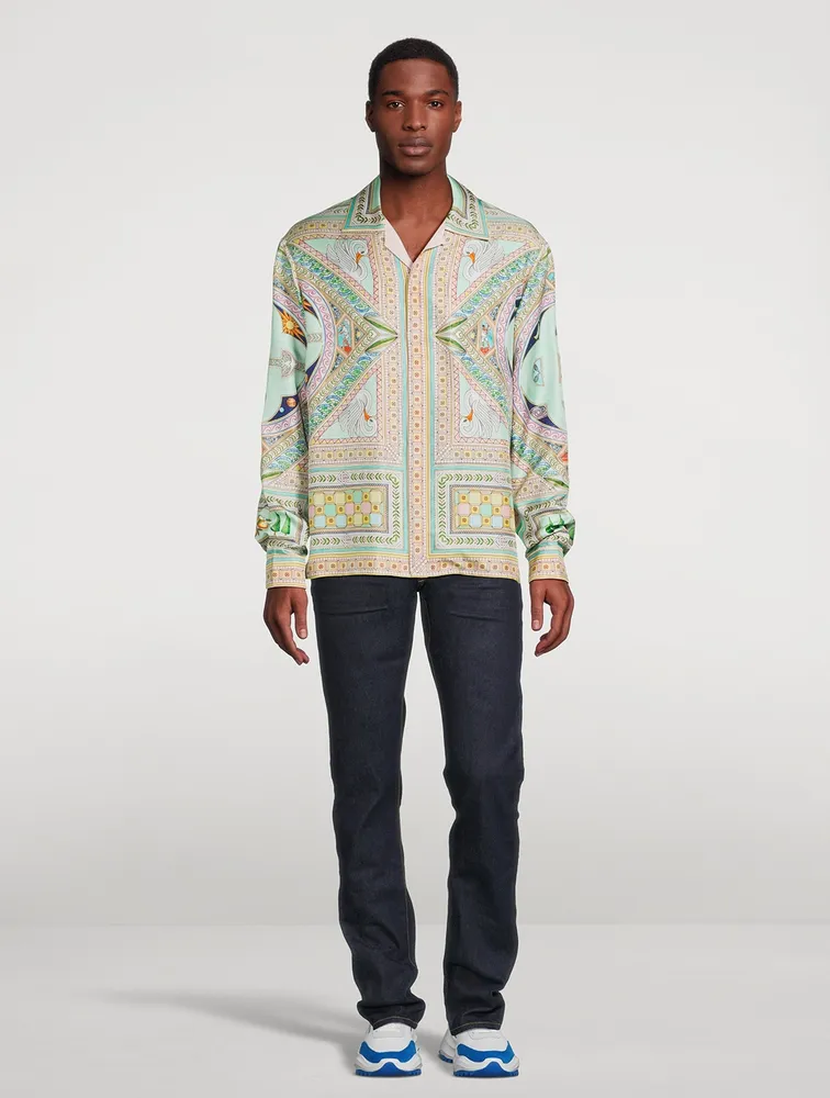 CASABLANCA Le Labyrinthe Silk Shirt