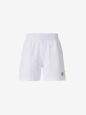 Casablanca Monogram Textured Bermuda Shorts 