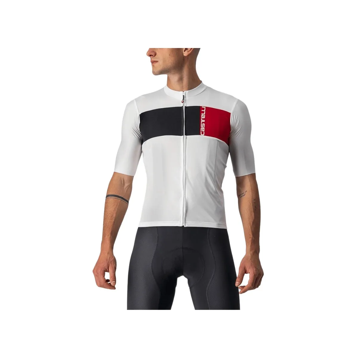 Castelli Prologo 7 Jersey White Black