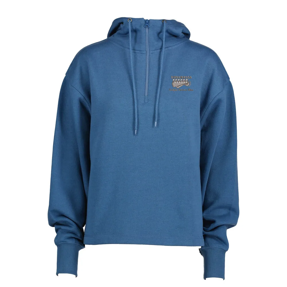 Certified American Blues Boxy 1/4 Zip Hoodie (Women)