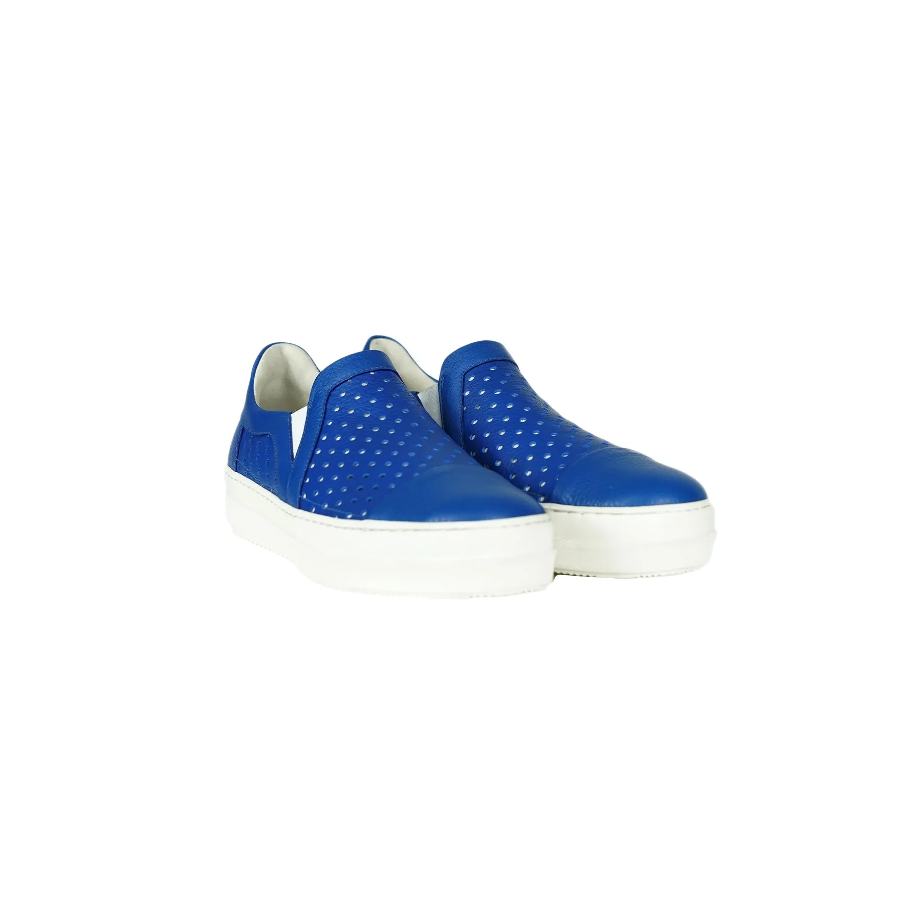 Cervo Forato Blue Slip-On - Direct Result