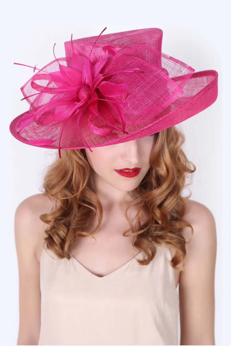 Charlotte Sun Hat - Fuchsia