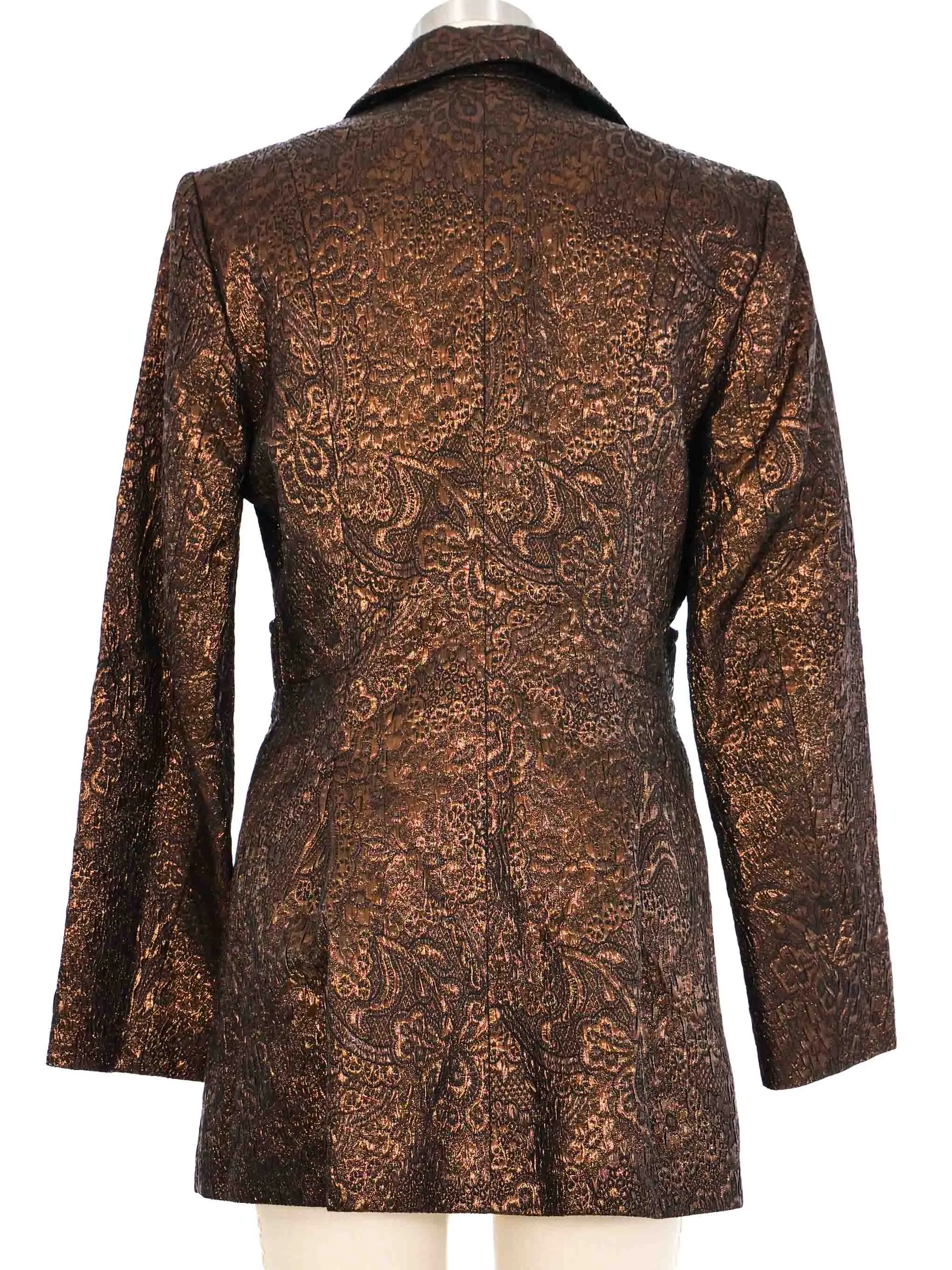 Christian Lacroix Copper Brocade Blazer