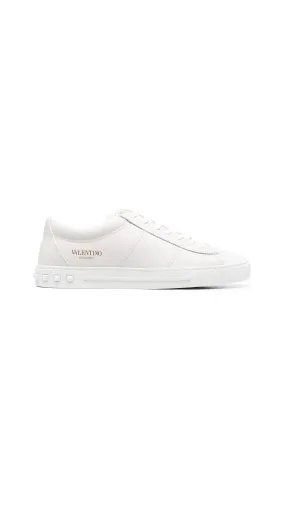 Cityplanet White Leather Sneakers - Low Top