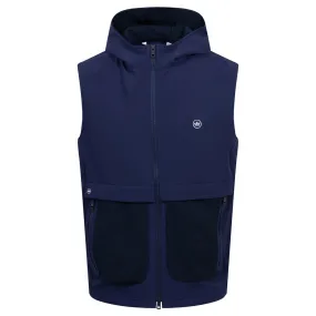 Classic Fit Navy Full Zip Gilet - Spring/Summer 2024