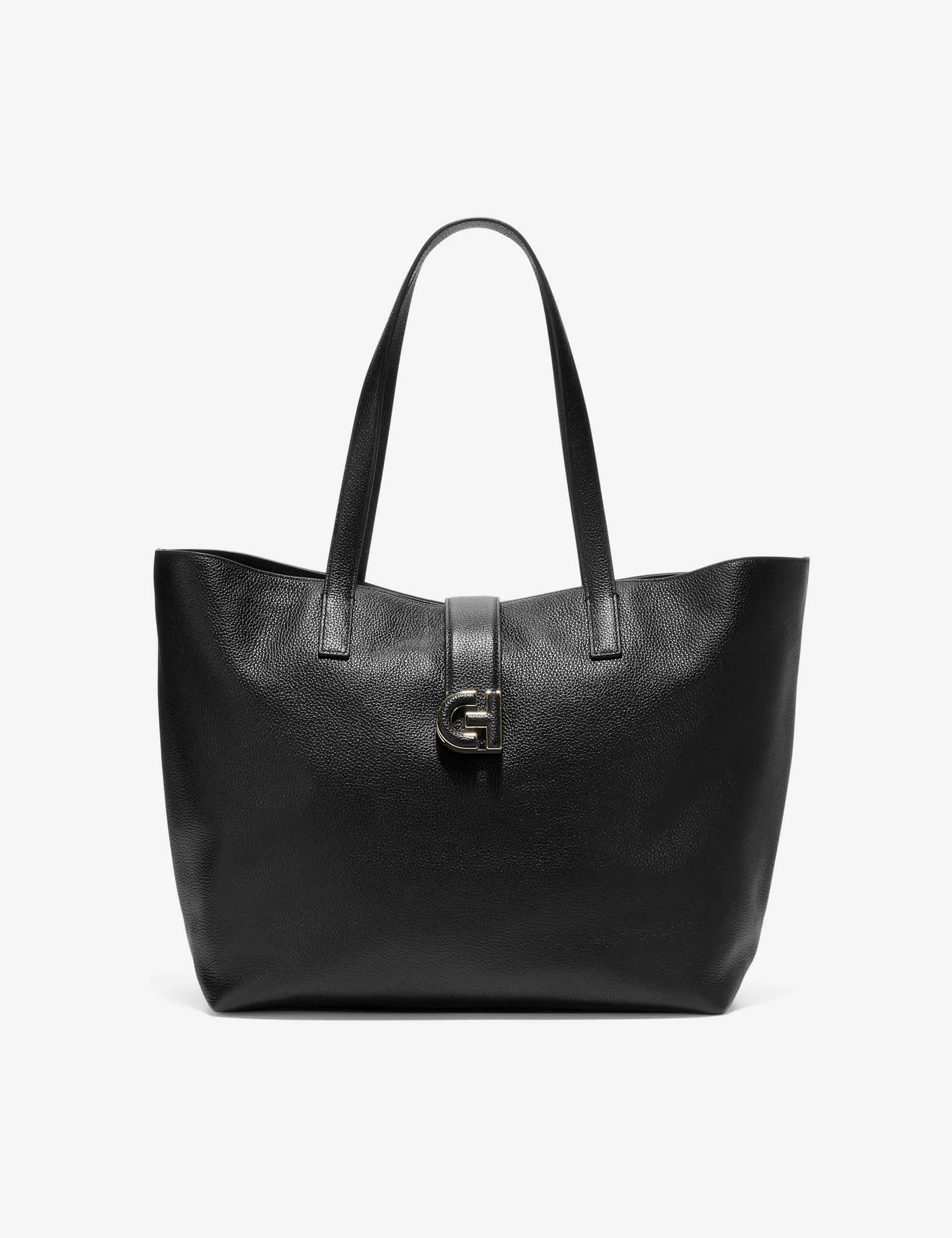 Cole Haan Women's Leather Tote Bag - Black, Black,Tan