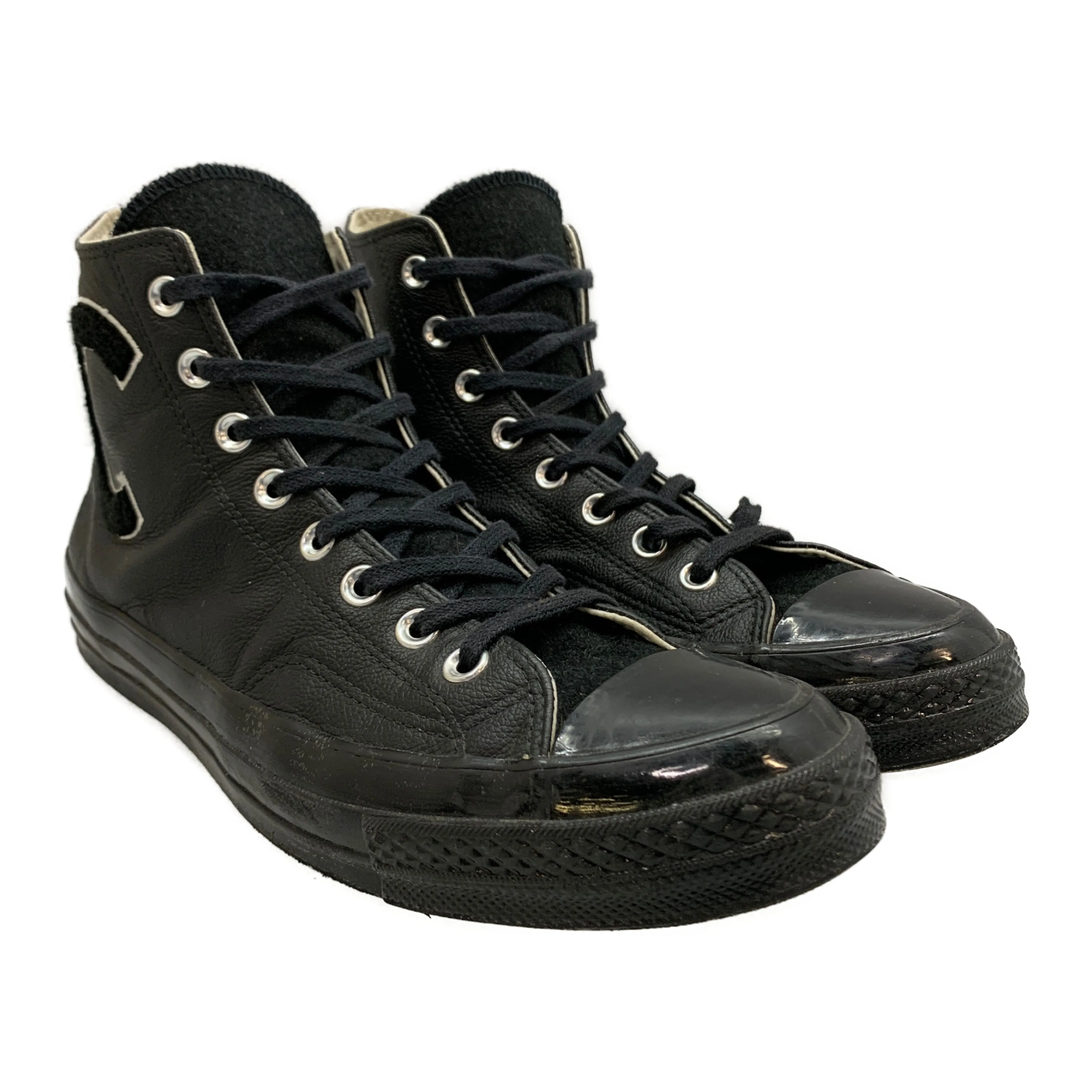 Converse Hi-Sneakers US10.5 Black Leather