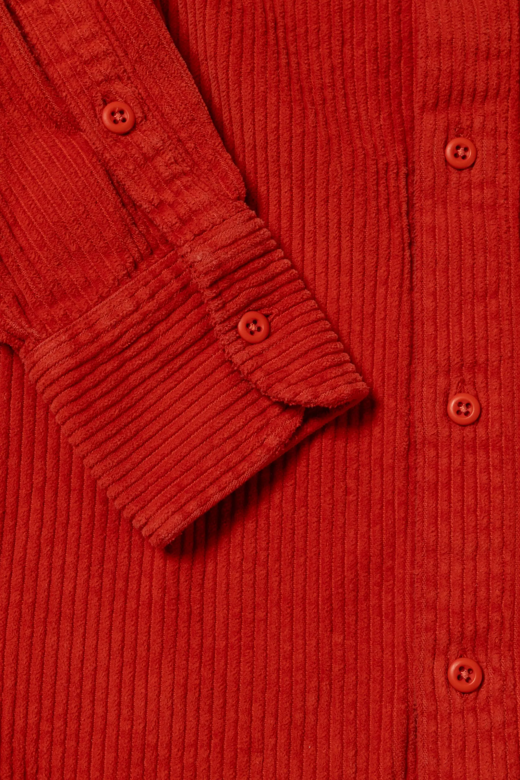 Corduroy Long Sleeve Uniform Shirt