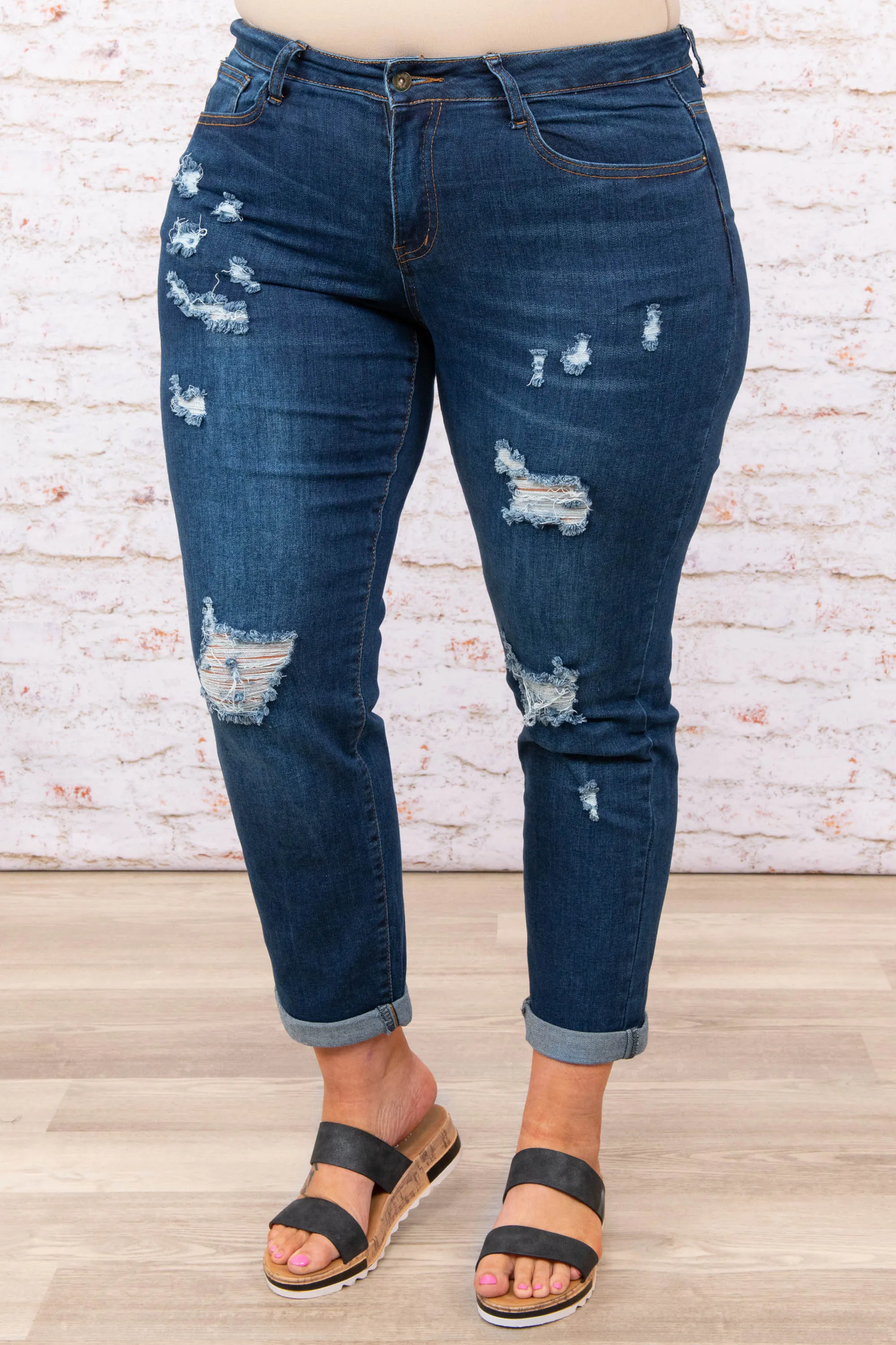 Dark Wash Sentimental Feelings Jeans