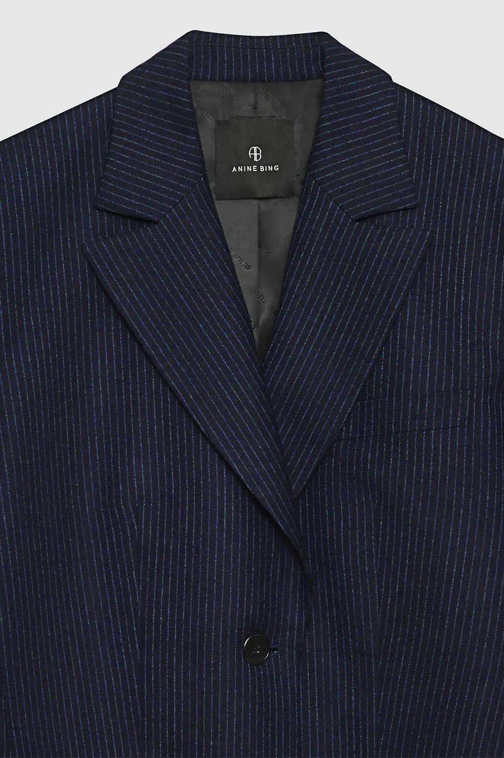 Declan Blazer - Navy Pinstripe