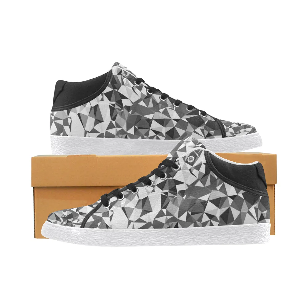 Diamond Pattern Men's Chukka Shoes