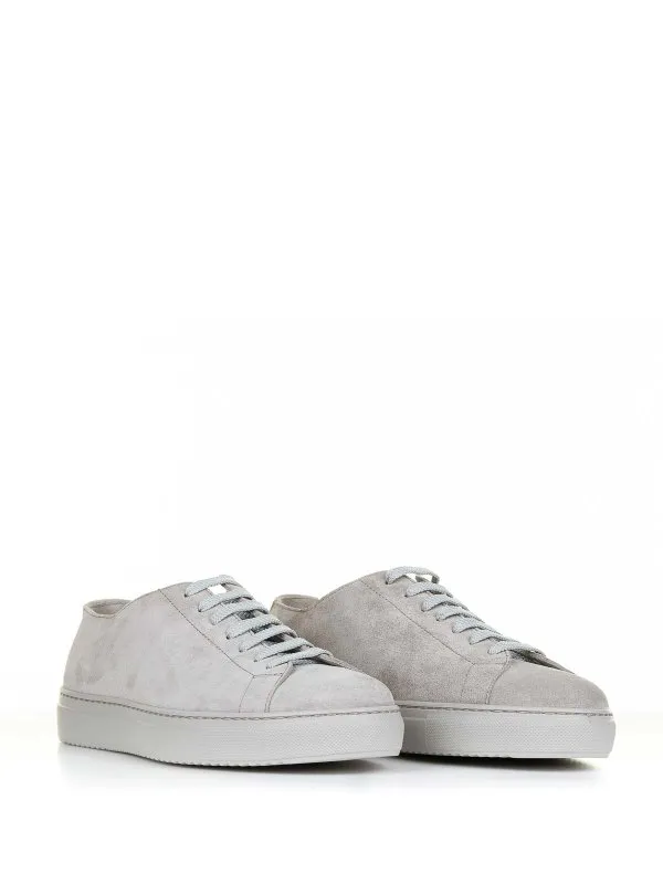 Doucal's Doucals Sneaker Grigia In Suede