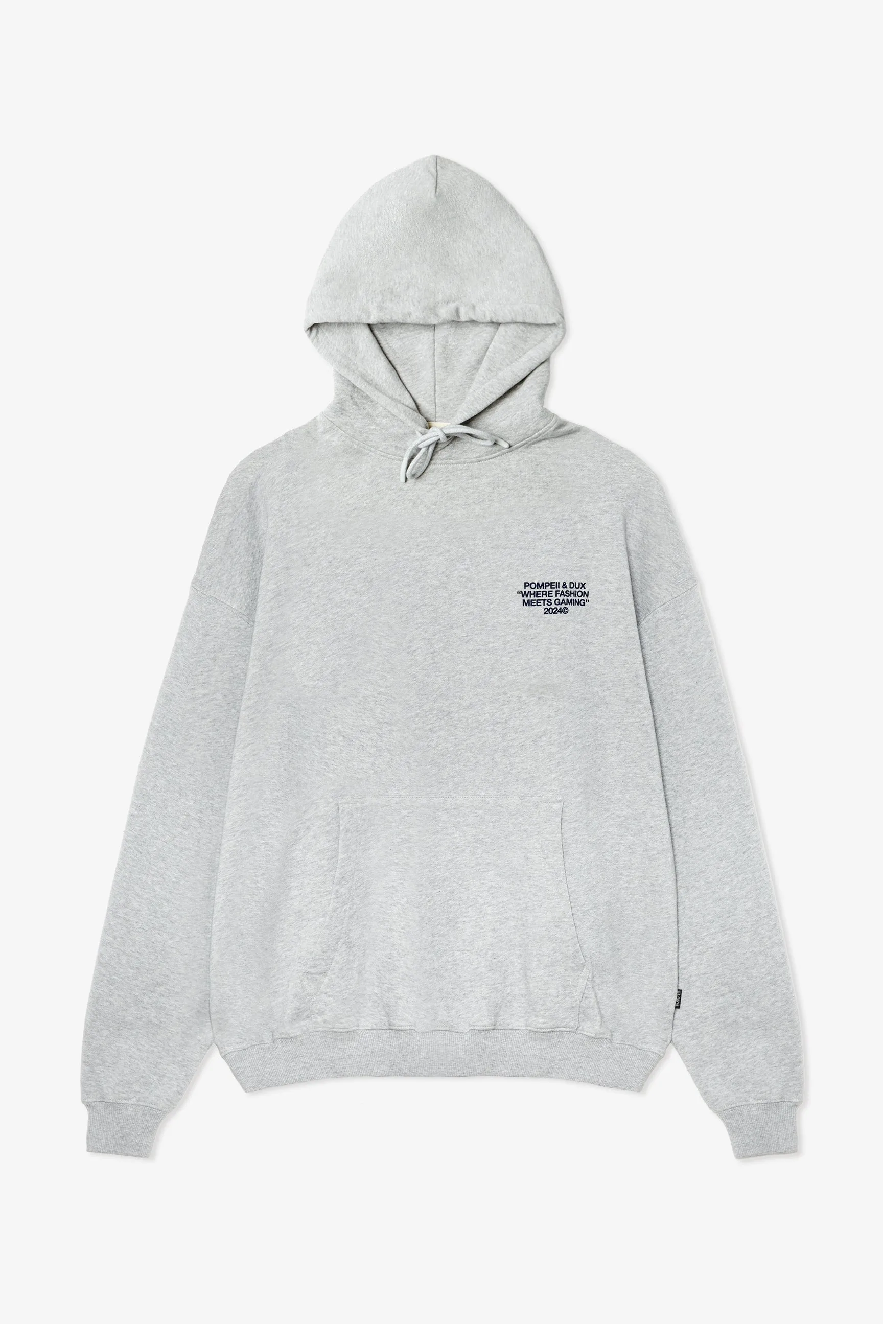 DUX GREY MLANGE HOODIE