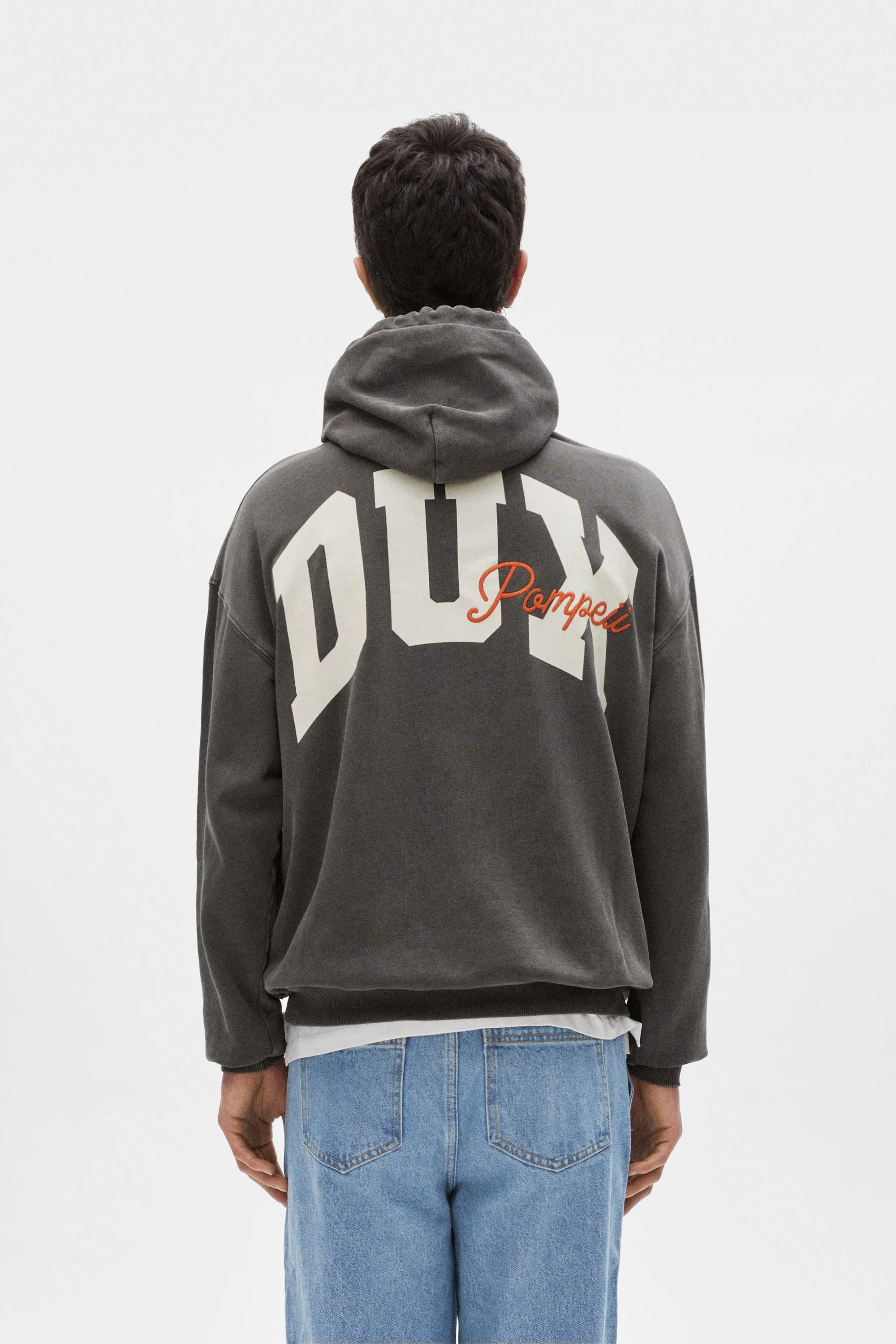 DUX WASHED GREY HOODIE