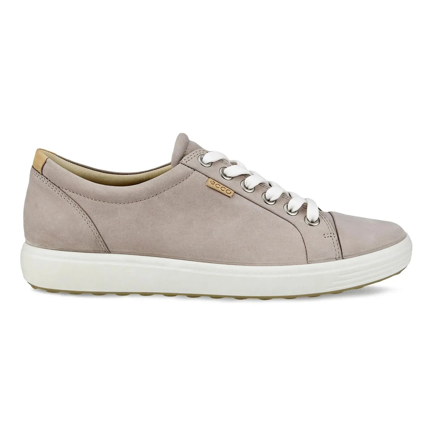 Ecco Soft 7 Lace-Up Grey Rose - Women's Shoes