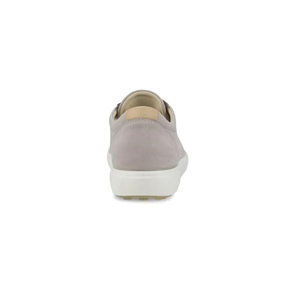 Ecco Soft 7 Lace-Up Grey Rose - Women's Shoes