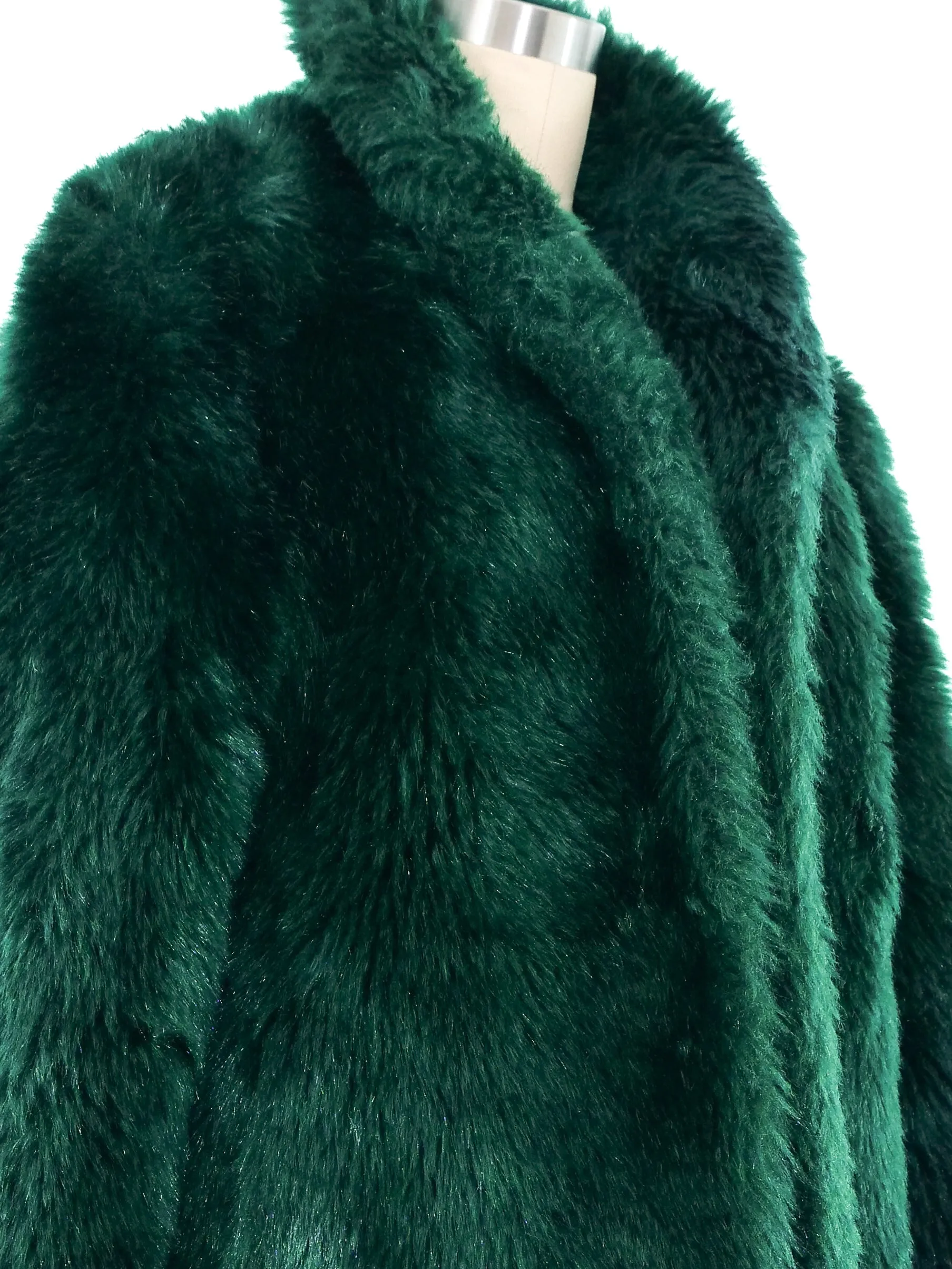 Emerald Chubby Faux Fur Jacket