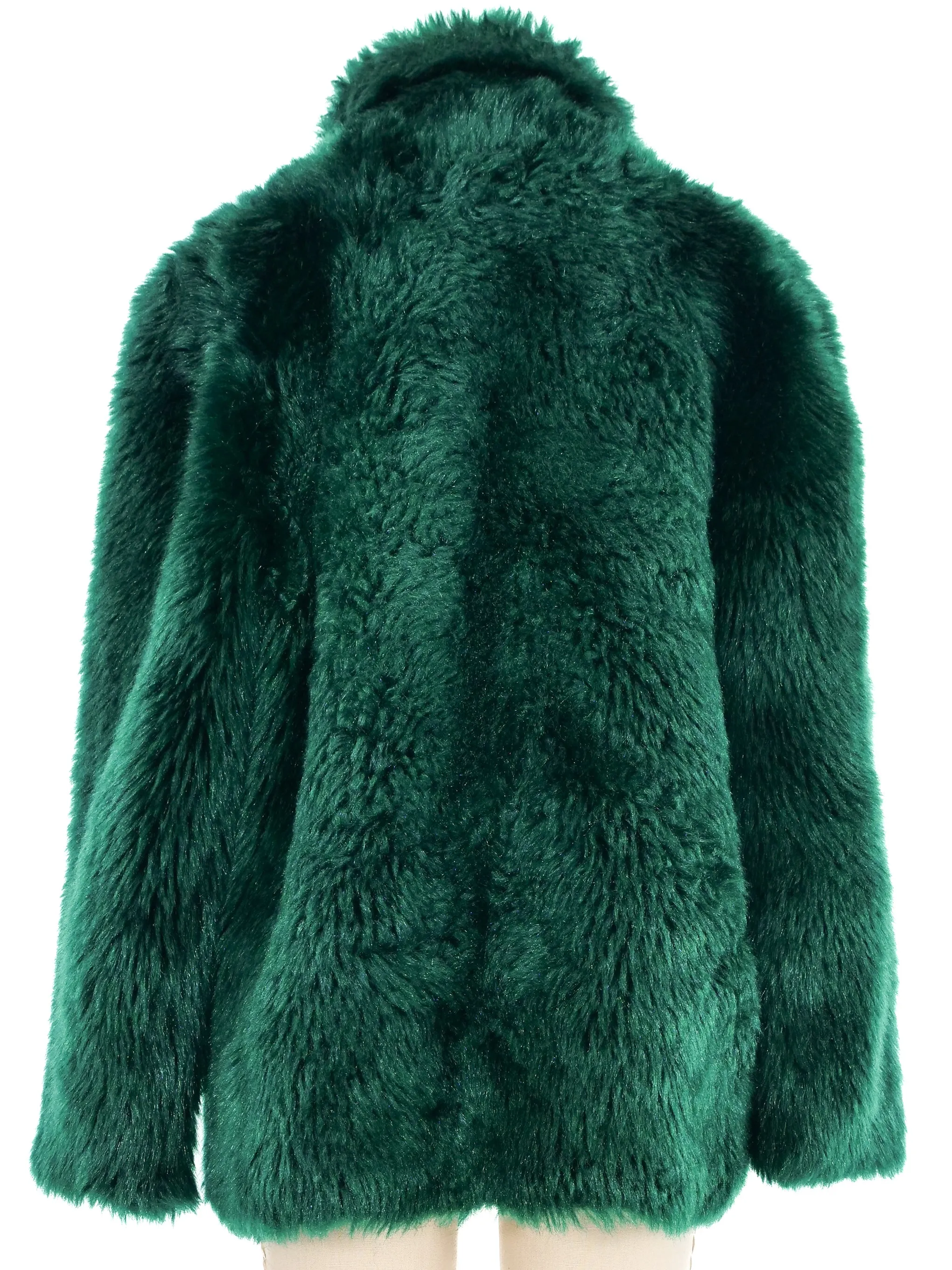 Emerald Chubby Faux Fur Jacket