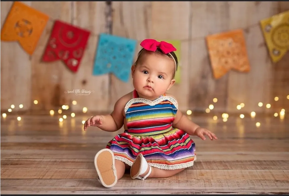 Fiesta Serape Skirted romper featured item