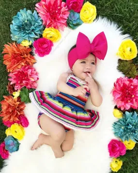 Fiesta Serape Skirted romper featured item