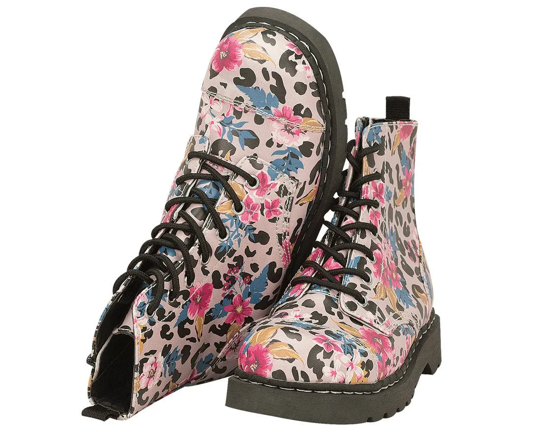 Floral Leopard Boots