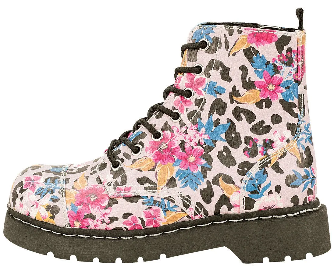 Floral Leopard Boots