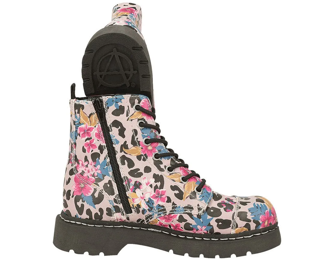 Floral Leopard Boots