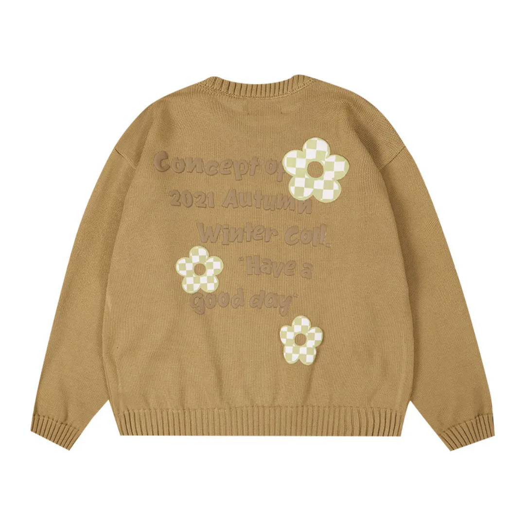 Flowers Foam Sweater