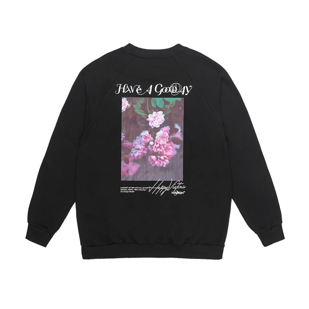 Flowers Photo Sweater