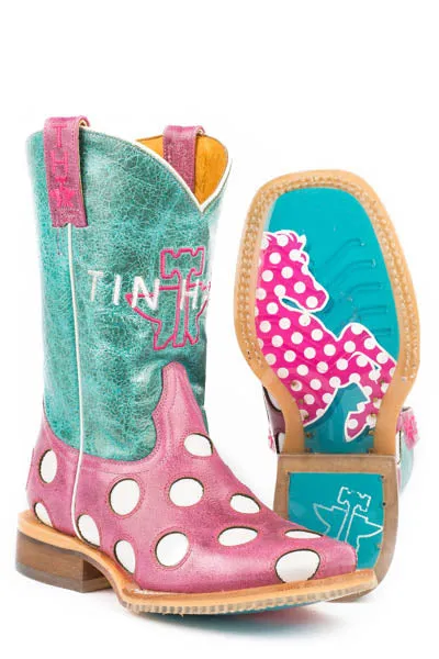 GIRLS TIN HAUL LITTLE MISS DOTTY BOOTS STYLE# 14-018-0007-0720