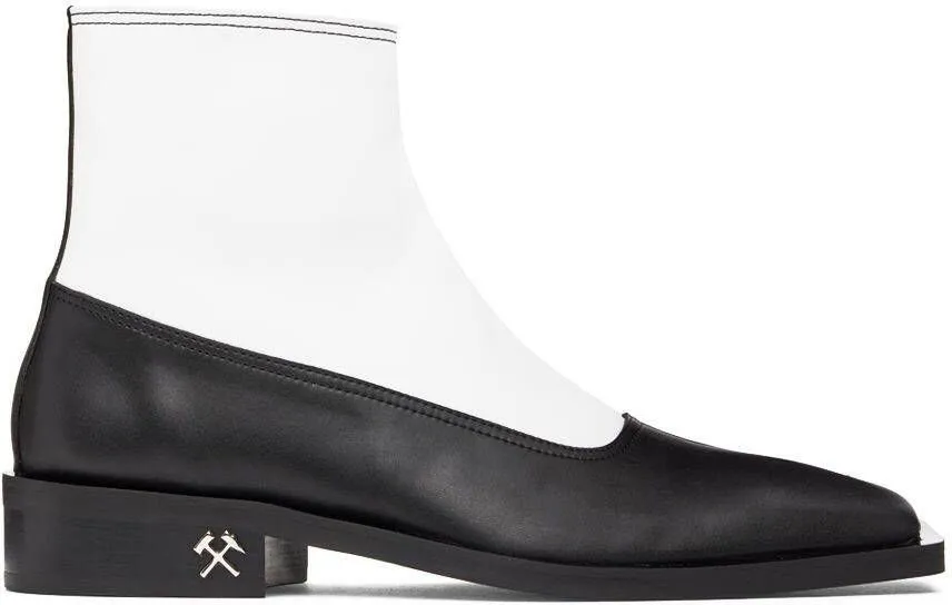 GmbH White & Black Kaan Boots