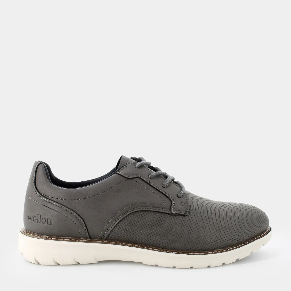 Gray lace-up shoes AW-E24U-01GRIGIO