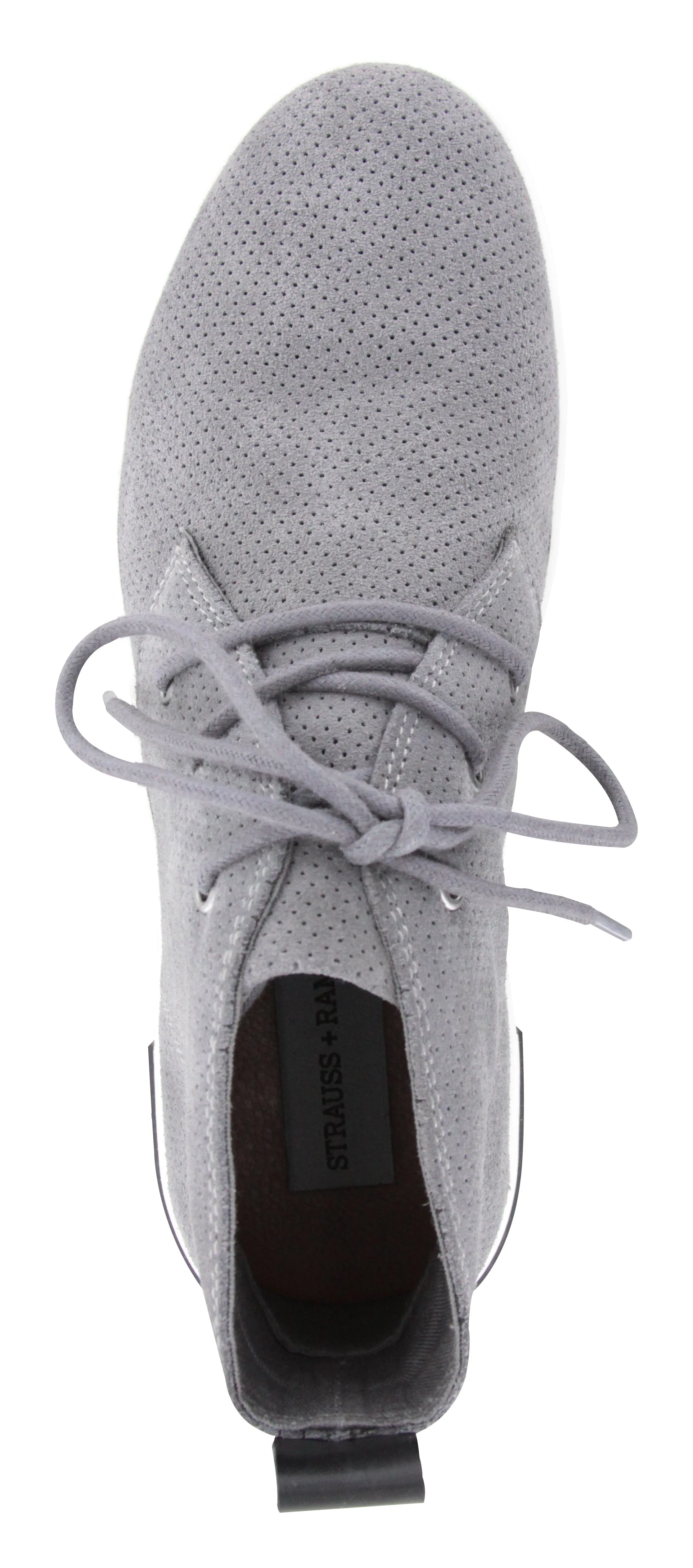 gray mesh chukka