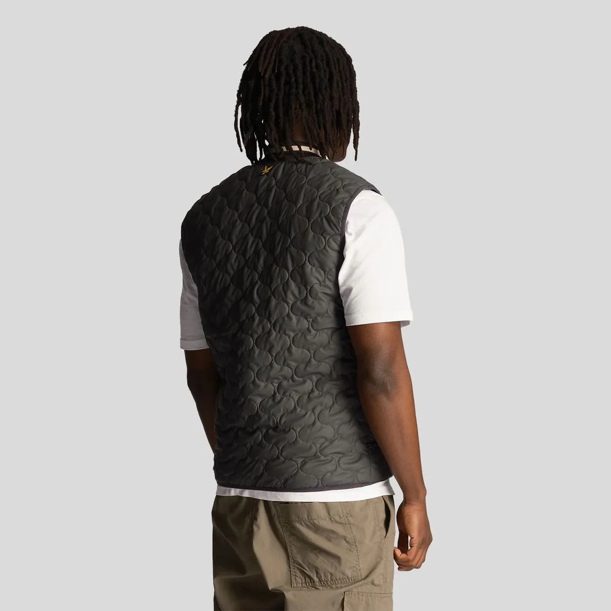 Gunmetal Quilted Gilet SS24