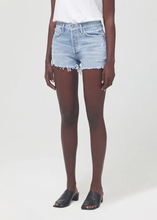 High Rise Cutoff Shorts by AGOLDE PARKER