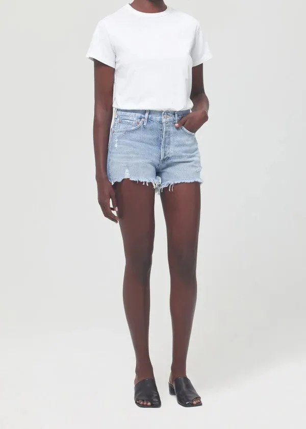 High Rise Cutoff Shorts by AGOLDE PARKER