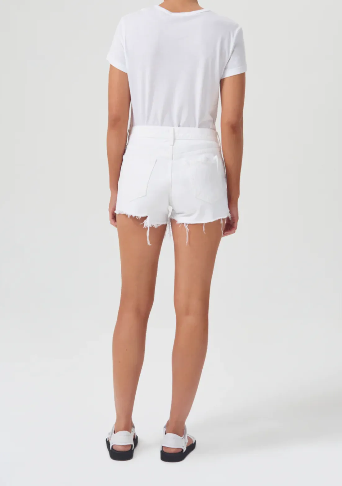 High Rise Cutoff Shorts by AGOLDE PARKER