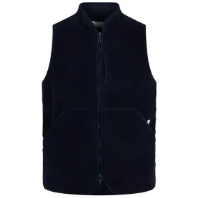 Himalayas Fleece Gilet in Deep Navy - Spring/Summer 2024