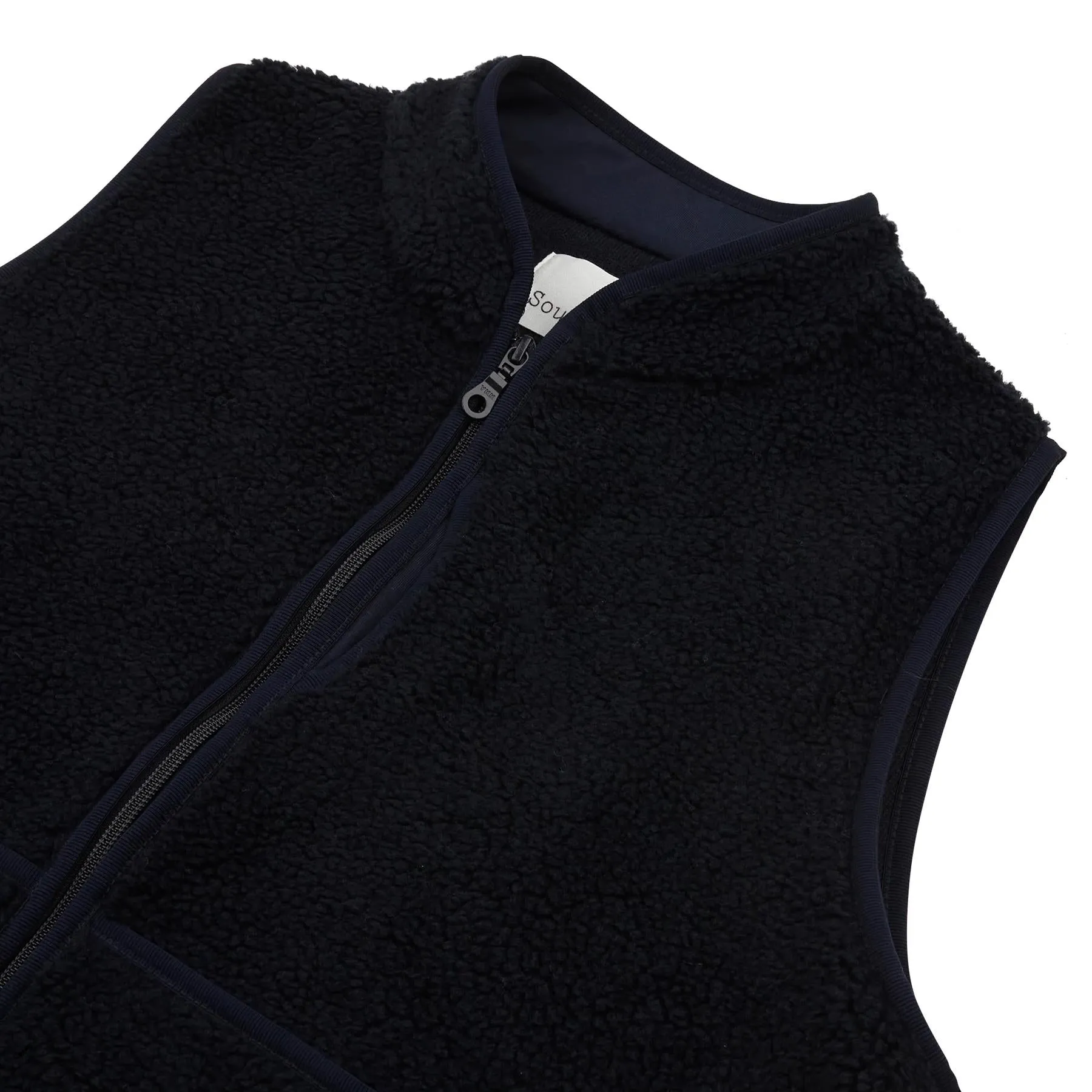 Himalayas Fleece Gilet in Deep Navy - Spring/Summer 2024