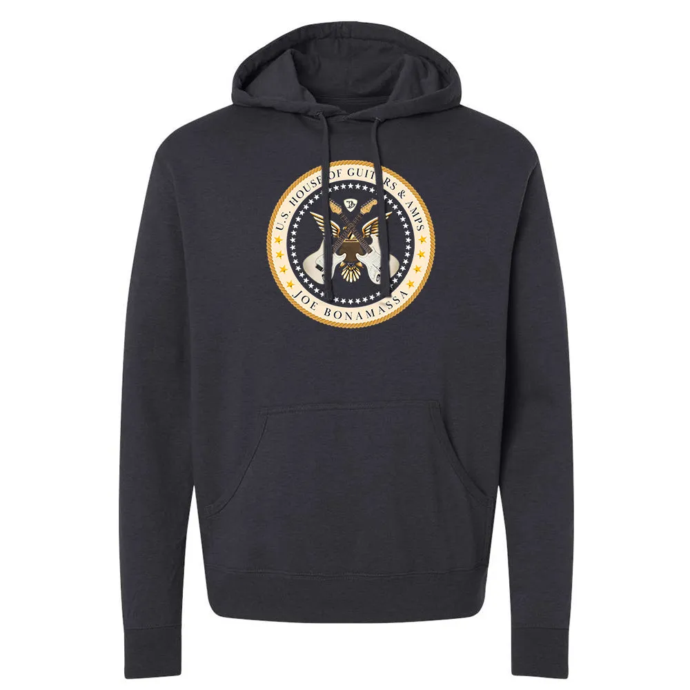 House of Guitars & Amps Crest Pullover Hoodie (Unisex)