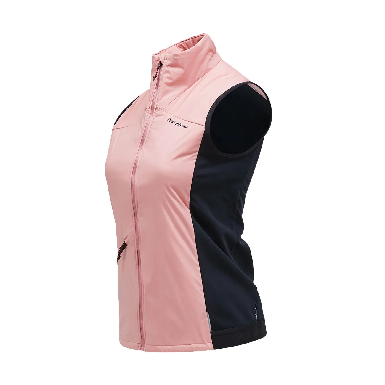 Insulated Wind Gilet - Donna - Warm - Blush - Black